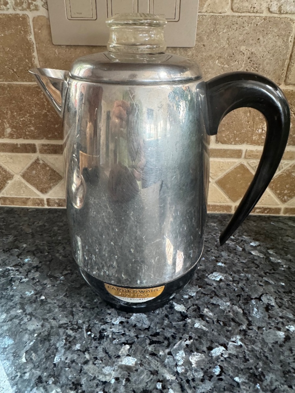 Vtg '68 Farberware Superfast 2- 8 Cup Automatic Coffee Percolator Pot  Tested